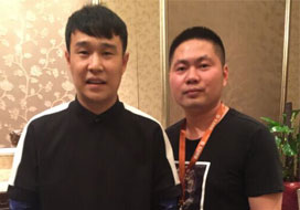 广州美狮贵宾会与明星合影